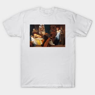 The Feigned Death Of Juliet by Frederic Leighton T-Shirt